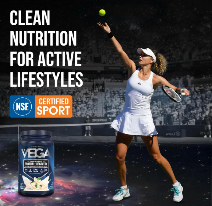 Vega Protein + Recovery, Vanilla, 30g Vegan Protein, 20 Servings
