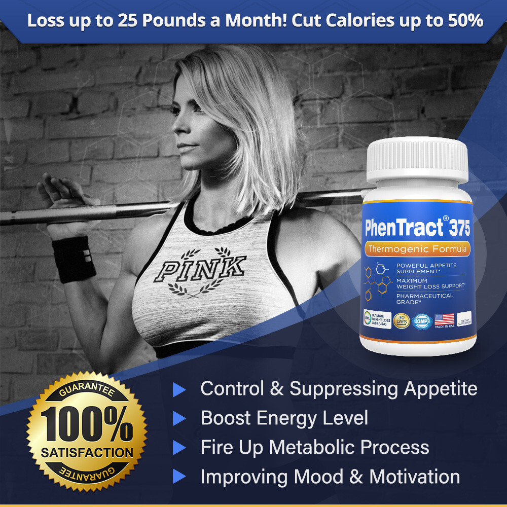 P 37.5 Alt Energy Charge Fat Burner PhenTract375® Strong Rapid Fast 2 PACK