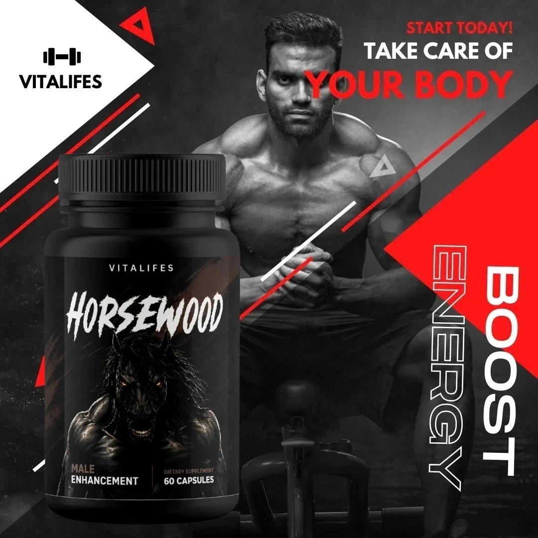 (5 Pack) Horsewood Male Support Supplement, Horse Wood Male Pills (300 Capsules)