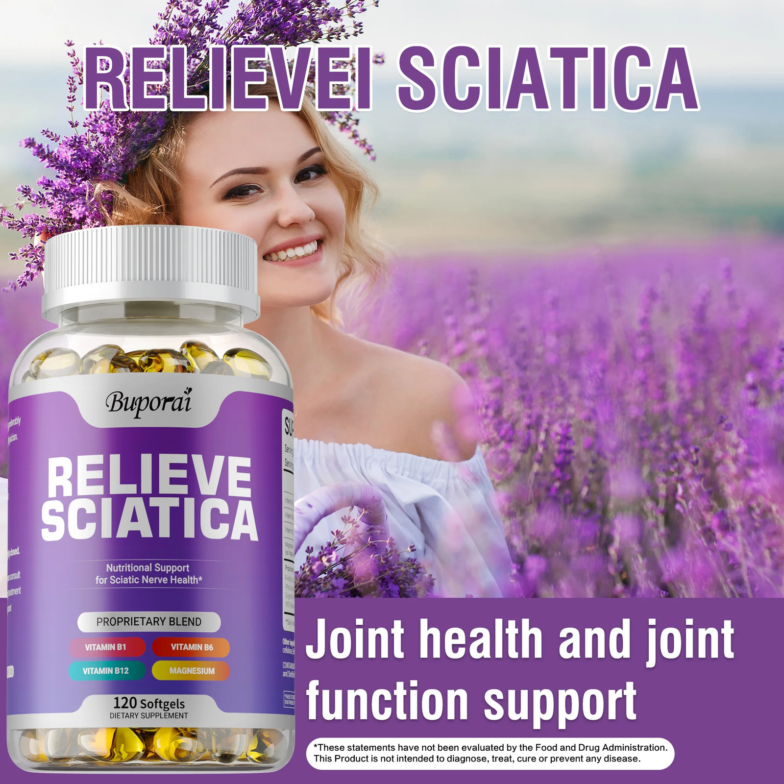 Relieve Sciatica 240pcs – Sciatic Nerve & Joint Health,Promote Blood Circulation
