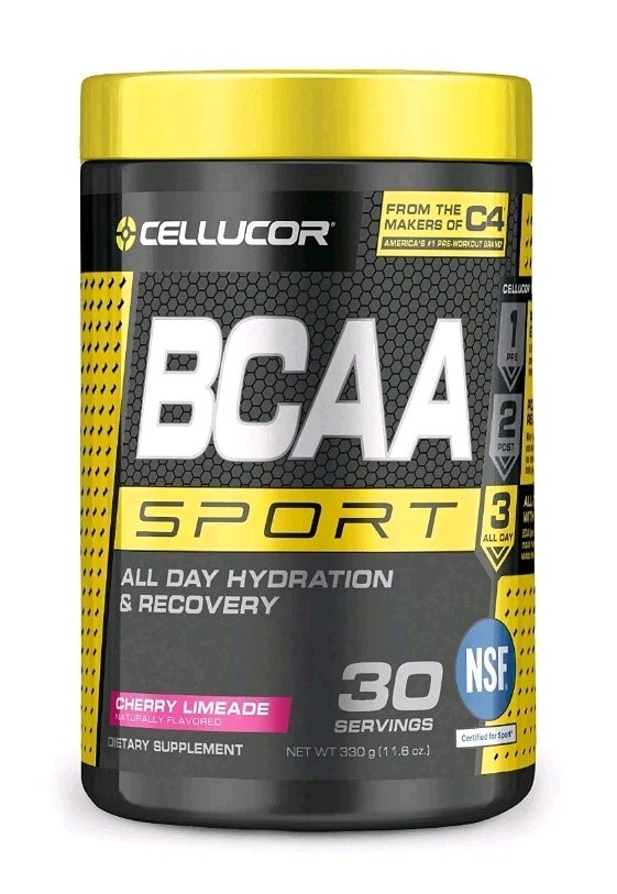 Cellucor BCAA Sport Cherry Limeade Amino Acids Hydration Recovery Best By 6/2026