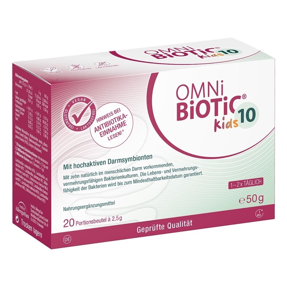 Omni Biotic 10 Kids 2.5g Powder, 20pcs PZN 18854429 ✅