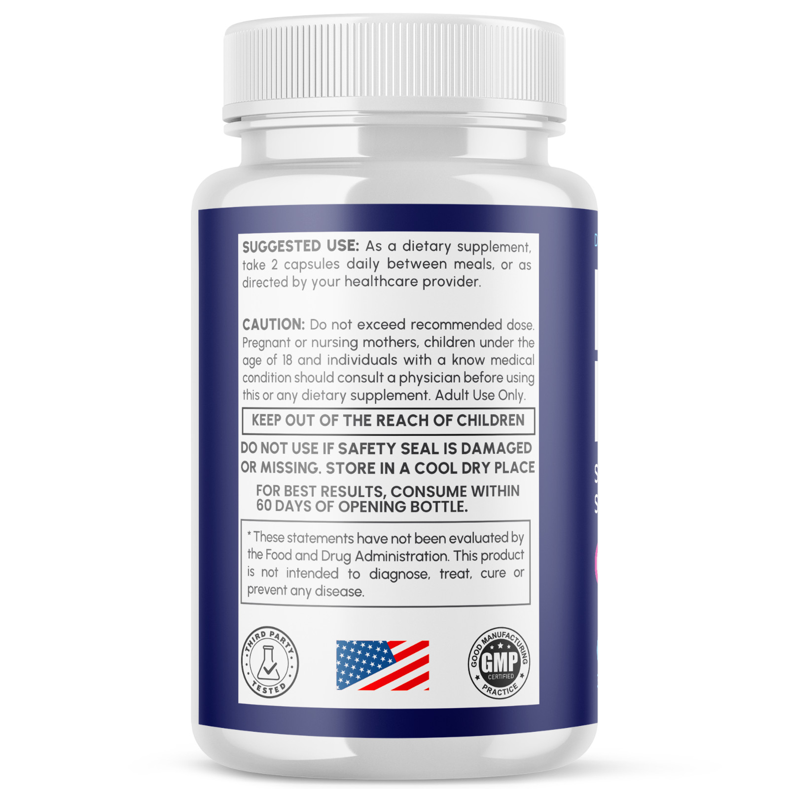 (1 Pack) Back Biome Probiotic Supplement for Back Health BackBiome 60 Capsules