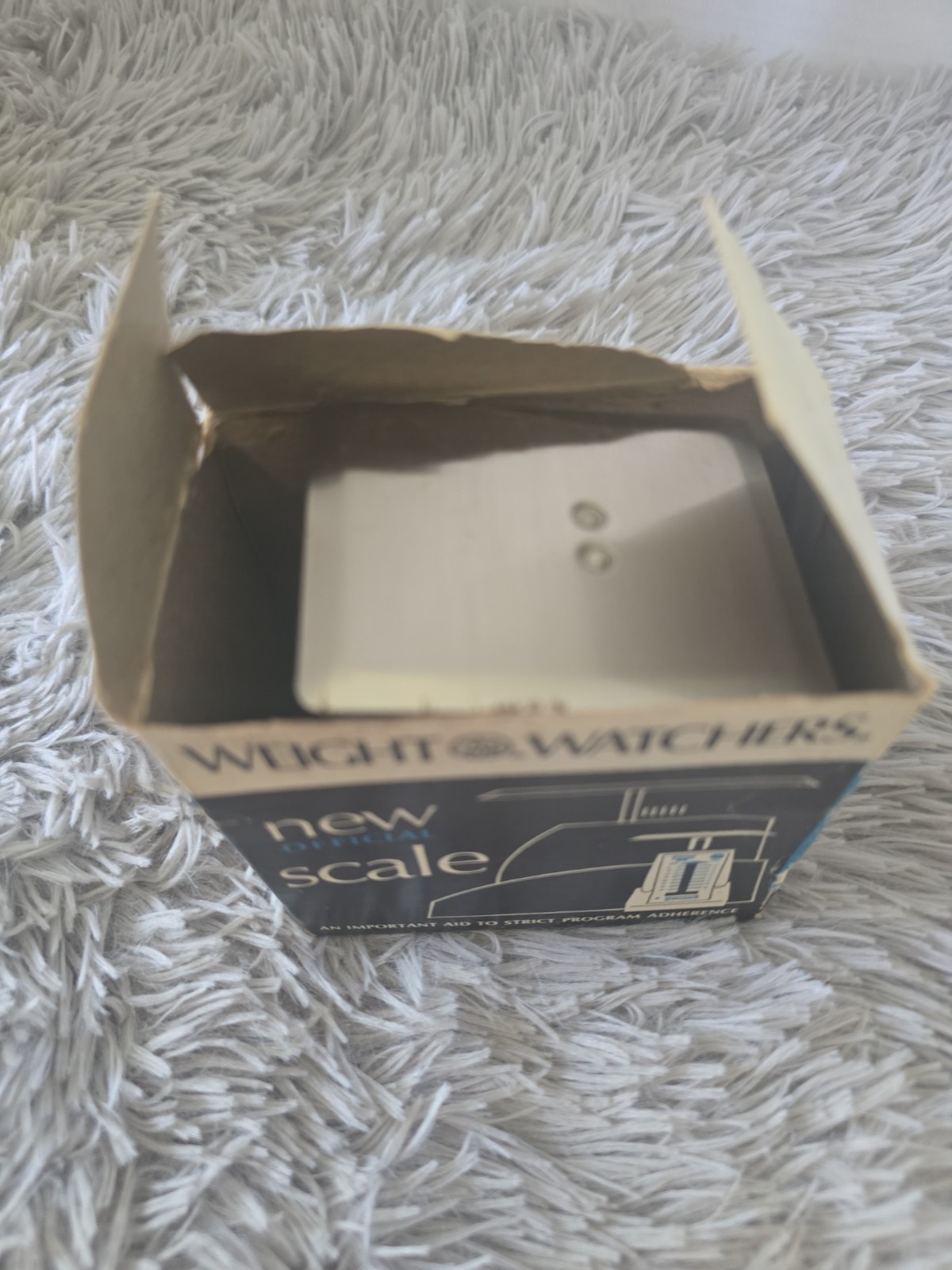 Weight Watchers – Vintage Scale – Original Box 1968 Damaged Box