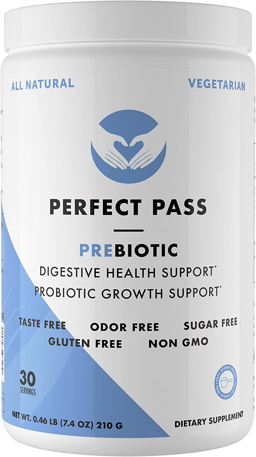 Prebiotic PHGG Partially Hydrolyzed Guar Gum 210G Powder – 100% Natural Gluten F