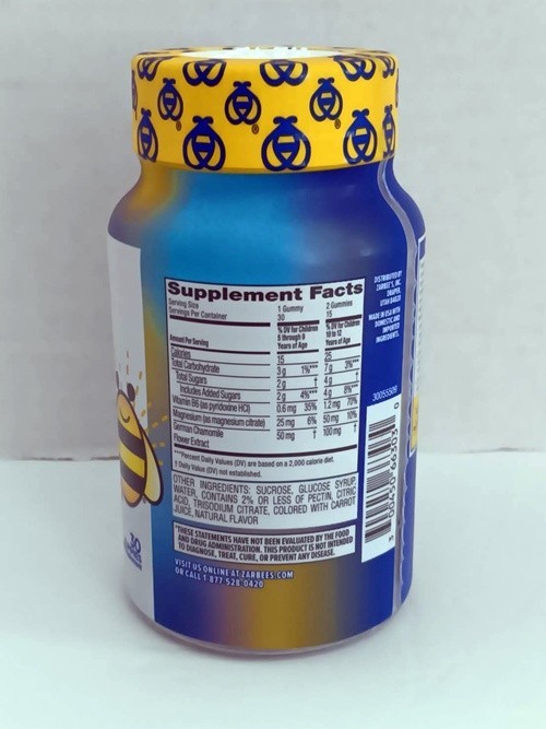 Zarbee’s Children’s Calm ~ 30 Gummies Each Raspberry Flavor-EXP: 09/2026