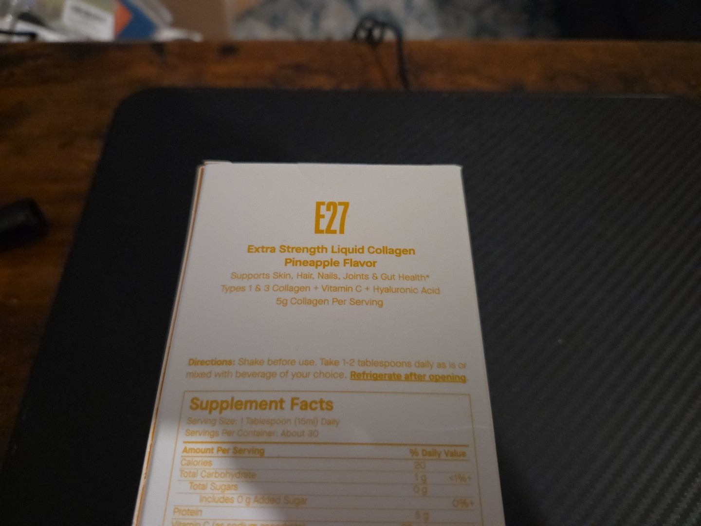 SEALED – Spoiled.Child E27 EXTRA STRENGTH Liquid COLLAGEN – PINEAPPLE 15.2 oz.