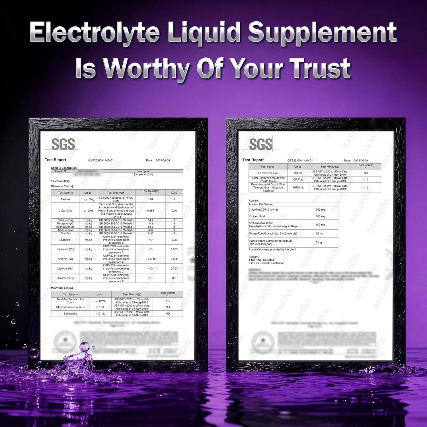 Carnitine Electrolyte Hydration Endurance Support Supplement Citicoline Taurine