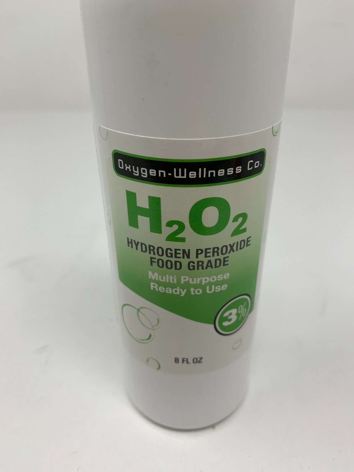 Oxygen Wellness Co. H2O2 Hydrogen Peroxide Food Grade 3% 8 oz.
