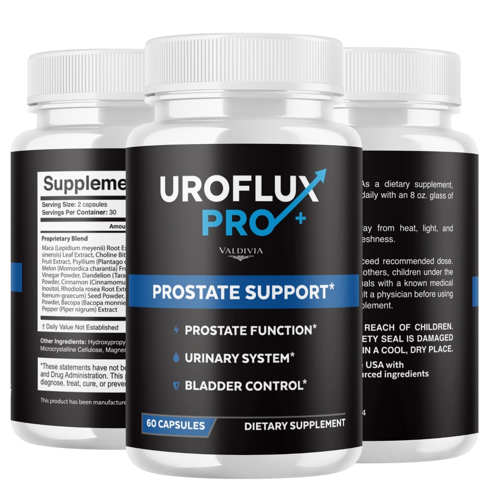 UroFlux Pro Prostate Urinary Flow Men Supplement Capsules 1 Pack 60Ct