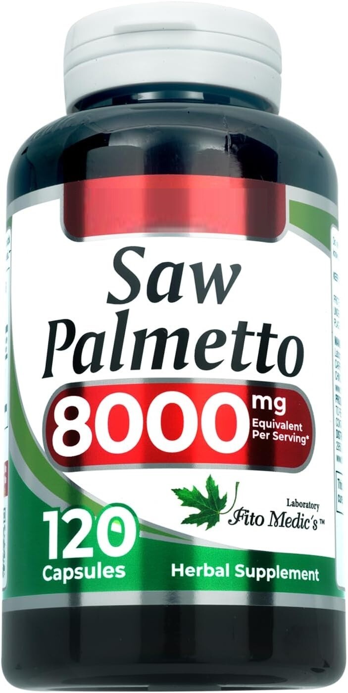 Saw Palmetto 8000mg 120 Caps Prostate Support