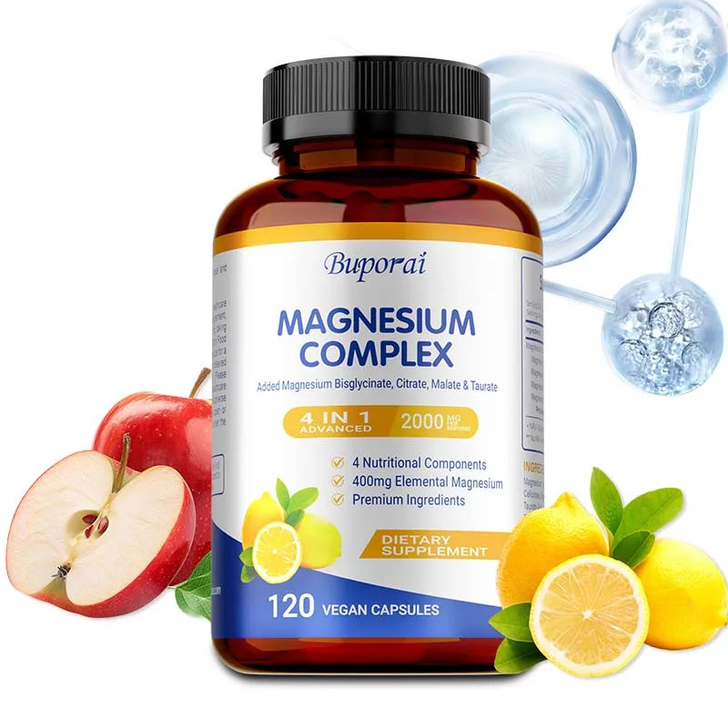 Magnesium Complex 120pcs – Sleep, Muscle, Heart, Bone Health, Energy Support