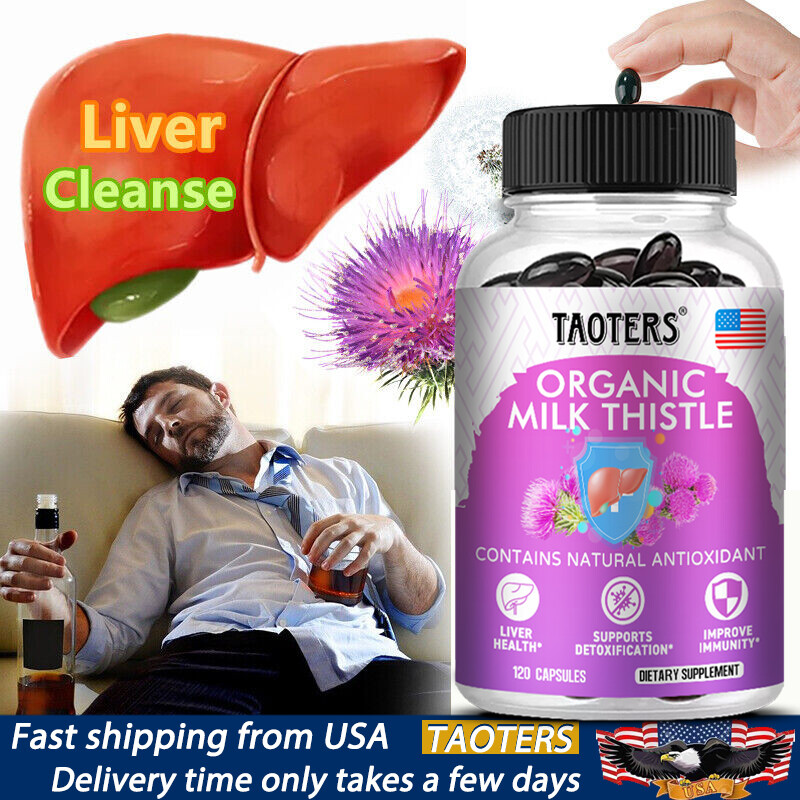 TAOTERS Milk Thistle 10:1 Extract 3500 mg (Silymarin) – 30 To 120 Caps