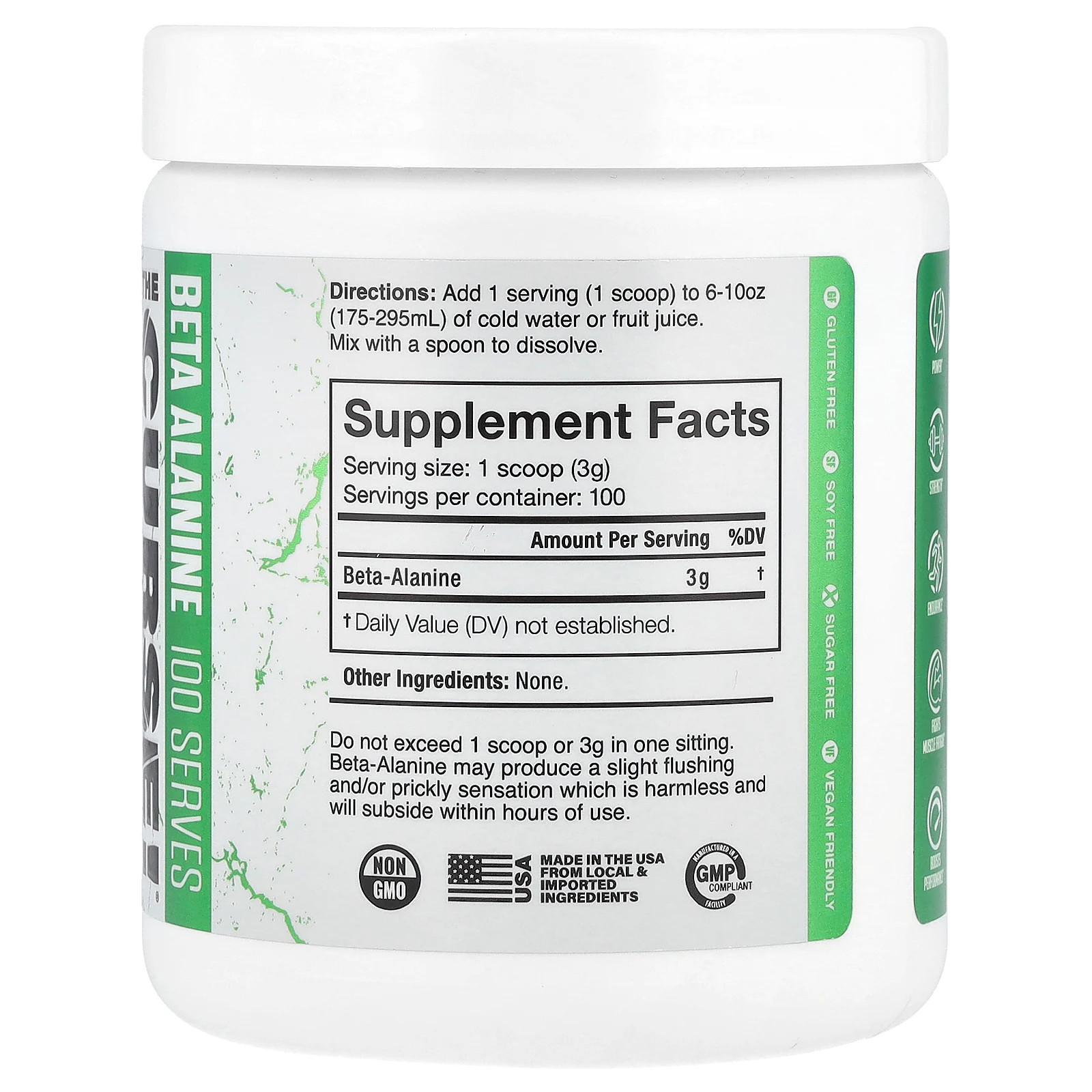 The Curse!®, Beta Alanine, Unflavored, 10.6 oz (300 g)