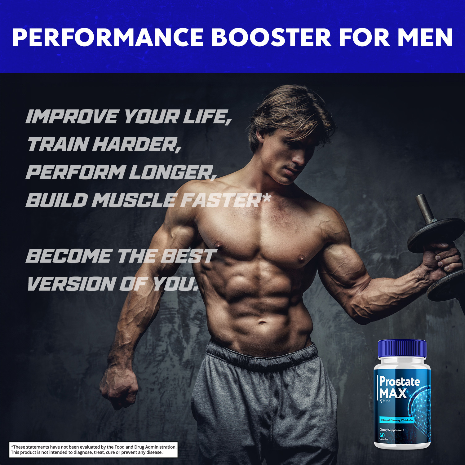 Prostate Max Formula Supplement Natural Vitamin for Health & Wellness 60 Caps