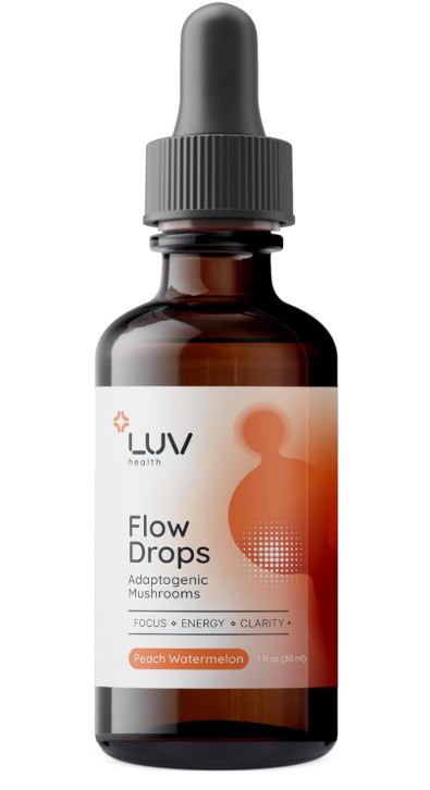 LUV Health Flow Drops – Health LUV Flow Adaptogen Mushroom Blend Drops