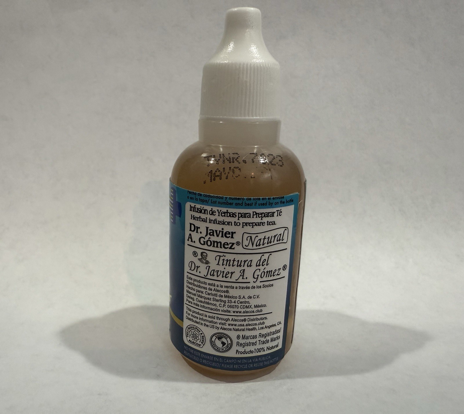 TINTURA DE YERBAS LIOFILIZADA DR JAVIER A GOMEZ/LYOPHILIZED HERB TINCTURE(35ML)
