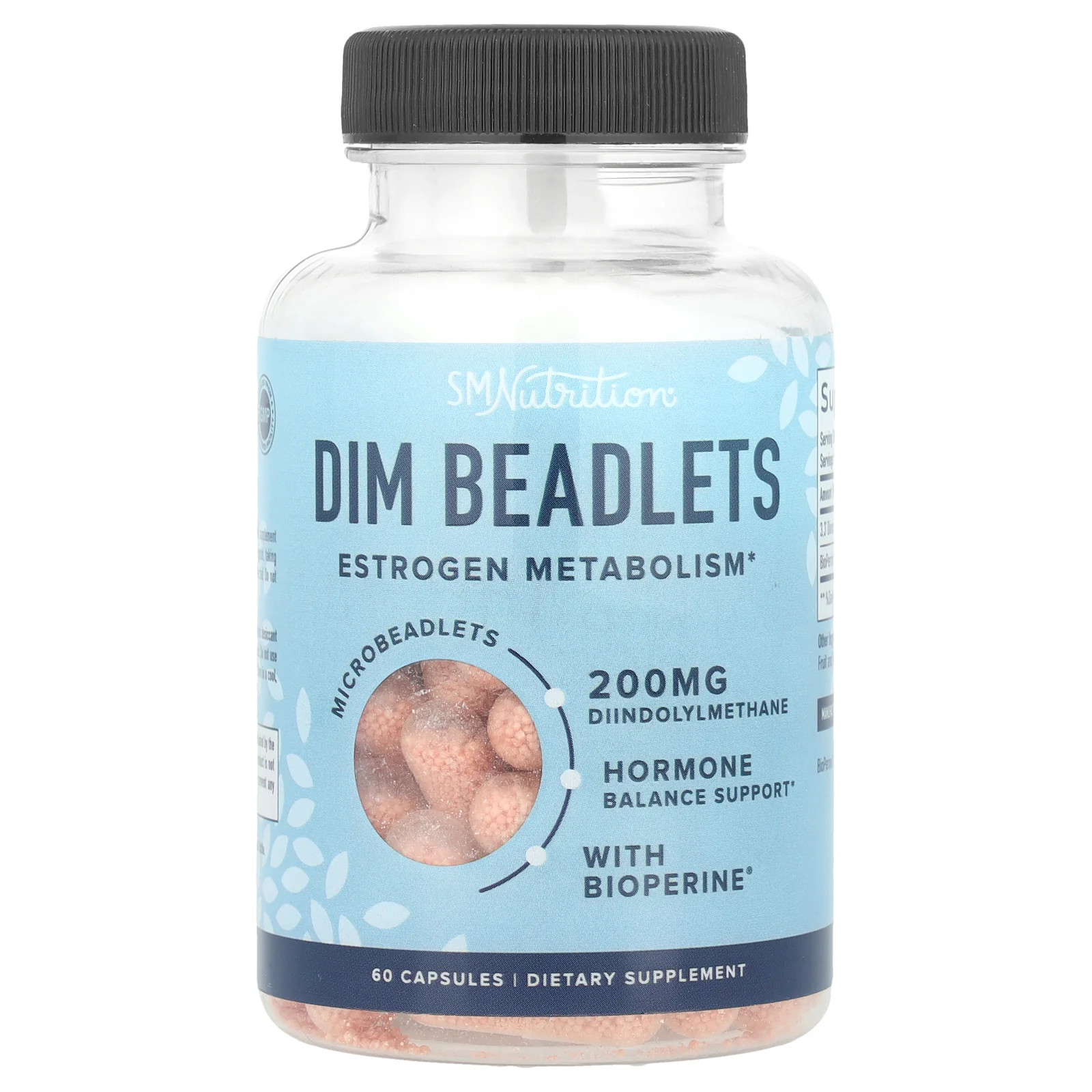 2 X SMNutrition, DIM Beadlets With BioPerine�, 60 Capsules