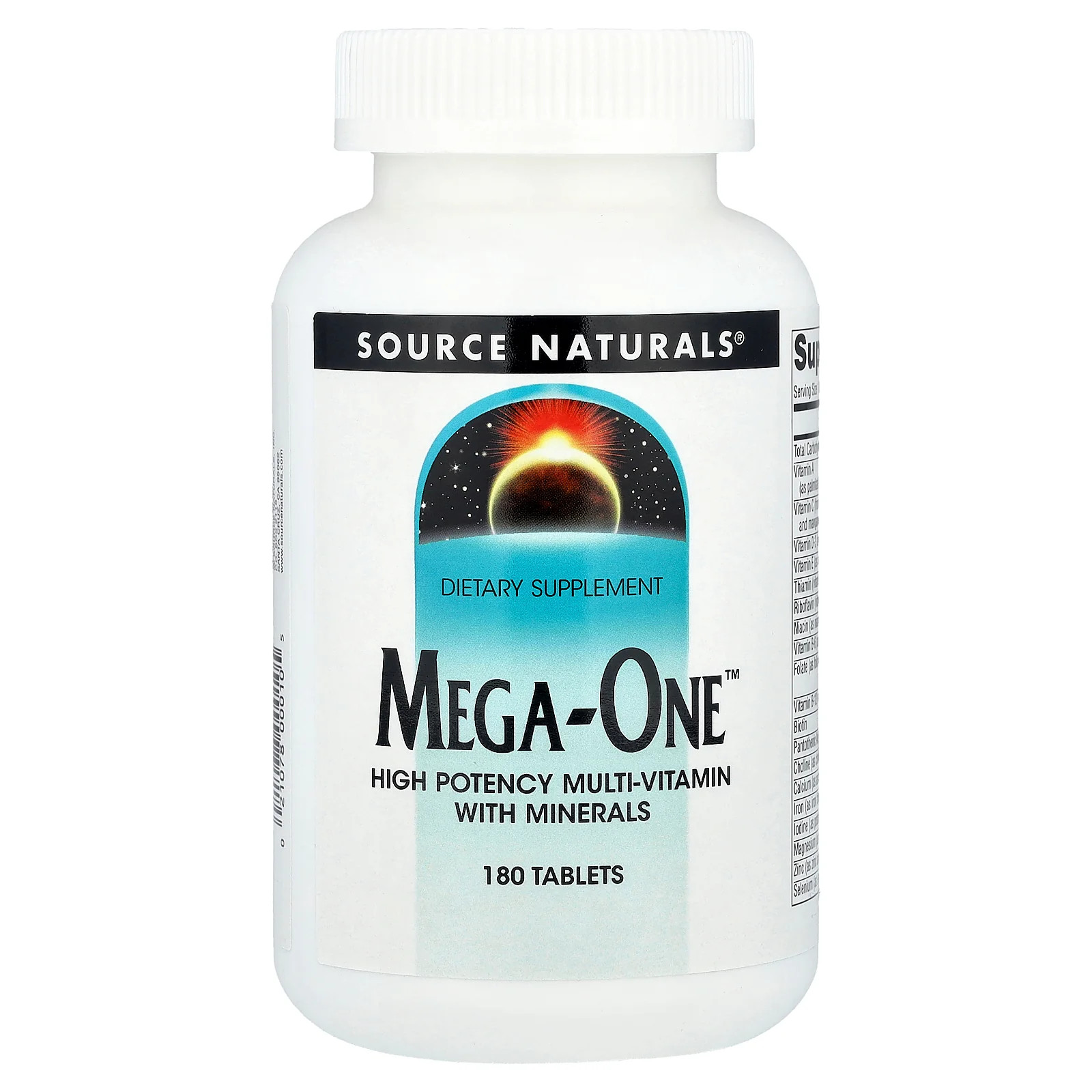 2 X Source Naturals, Mega-One�, High Potency Multi-Vitamin With Minerals, 180 T