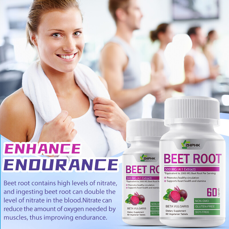 Beet Root Powder Capsules Beta Vulgaris Nitric Oxide Extract Super Food Juice