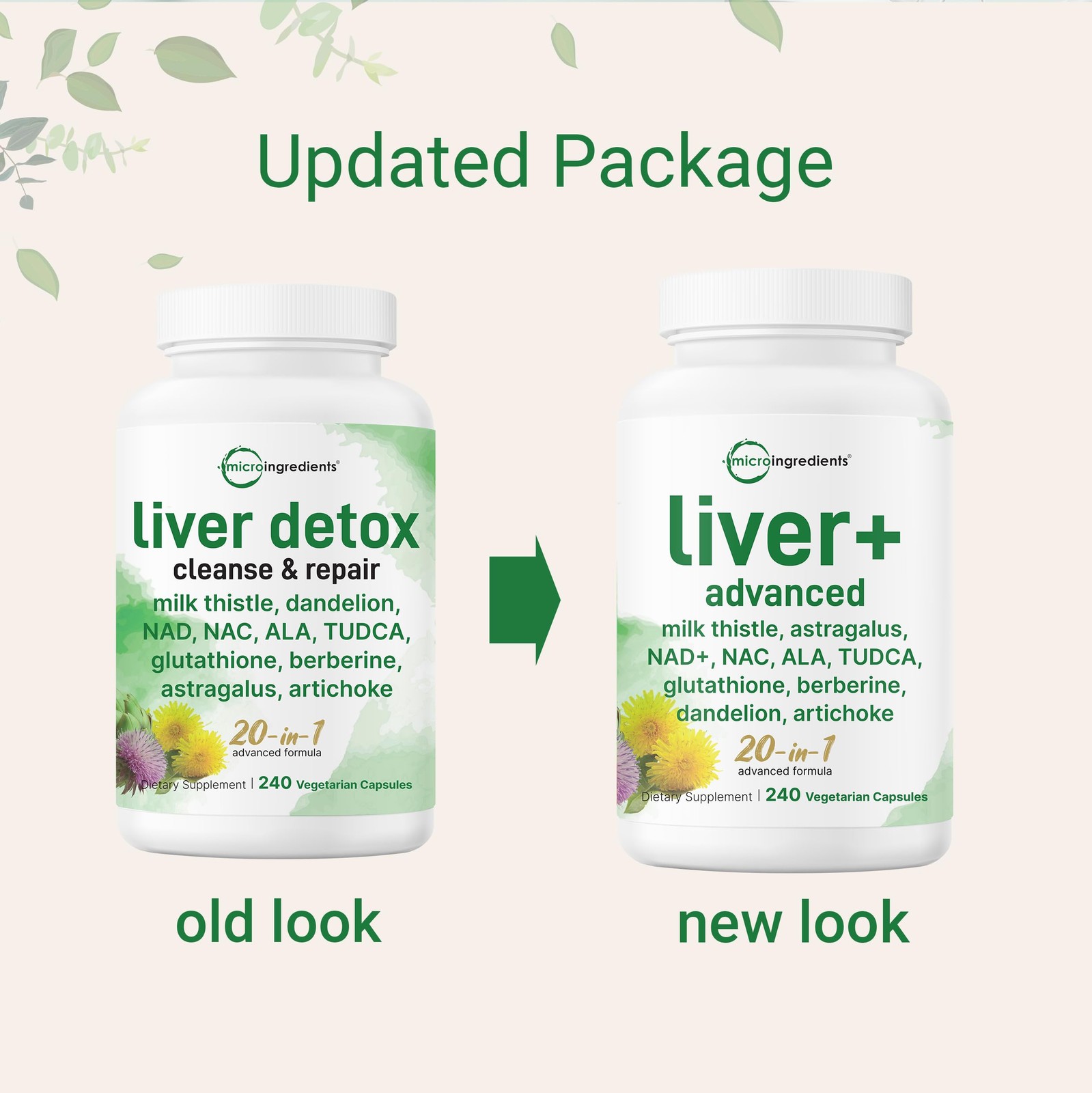 Liver Advanced+, 240 Veggie Capsules | 20in1 Complex with Milk Thistle, Dande…