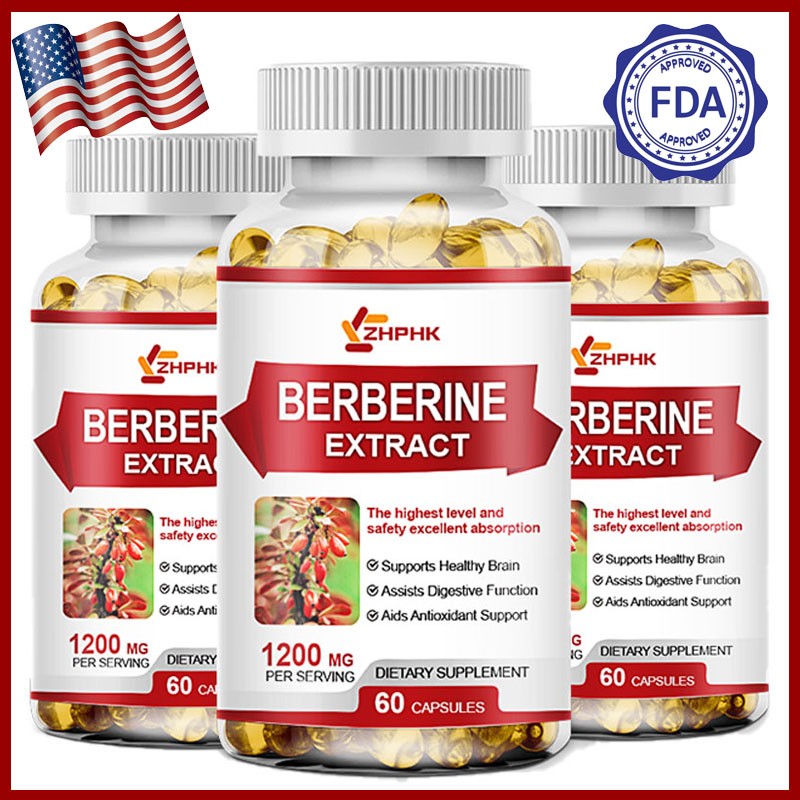 Berberine hydrochloride capsules help choleretic immune anti-inflammatory 180pcs