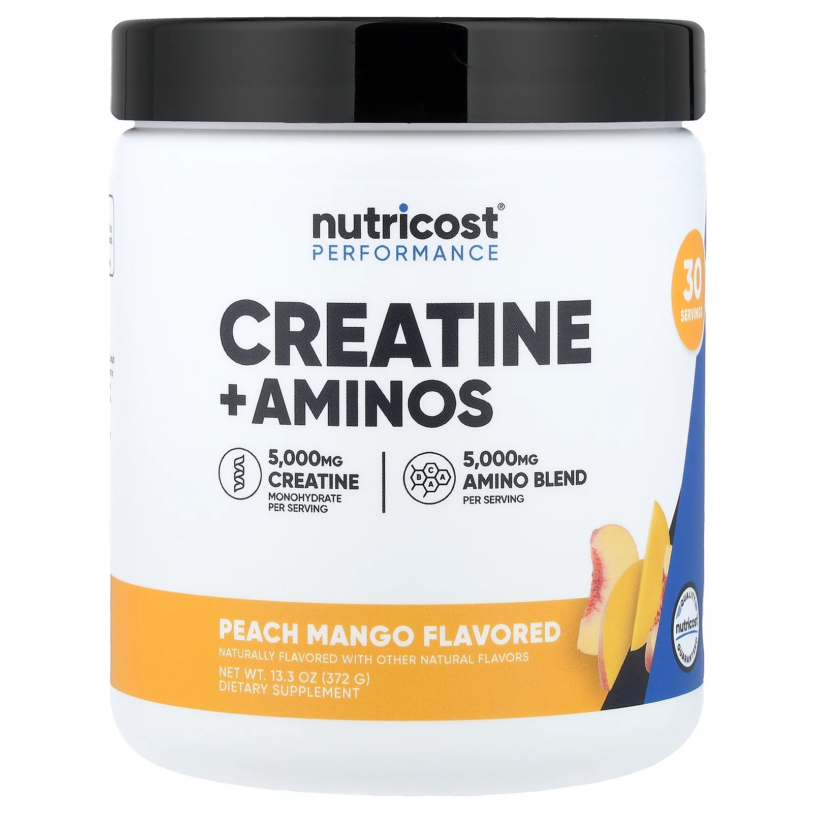 2 X Nutricost, Performance, Creatine + Aminos, Peach Mango, 13.3 oz (372 g)
