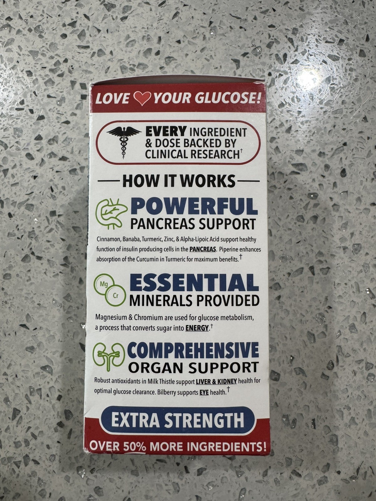 Dr Stephanie’s EXTRA STRENGTH 24 Hour Blood Sugar Supplement 90 caps Exp 09/26