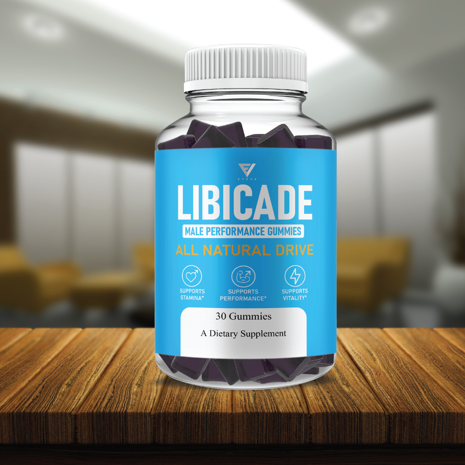 Libicade Performance Gummies, Libicade Energy Support (1 Month Supply)