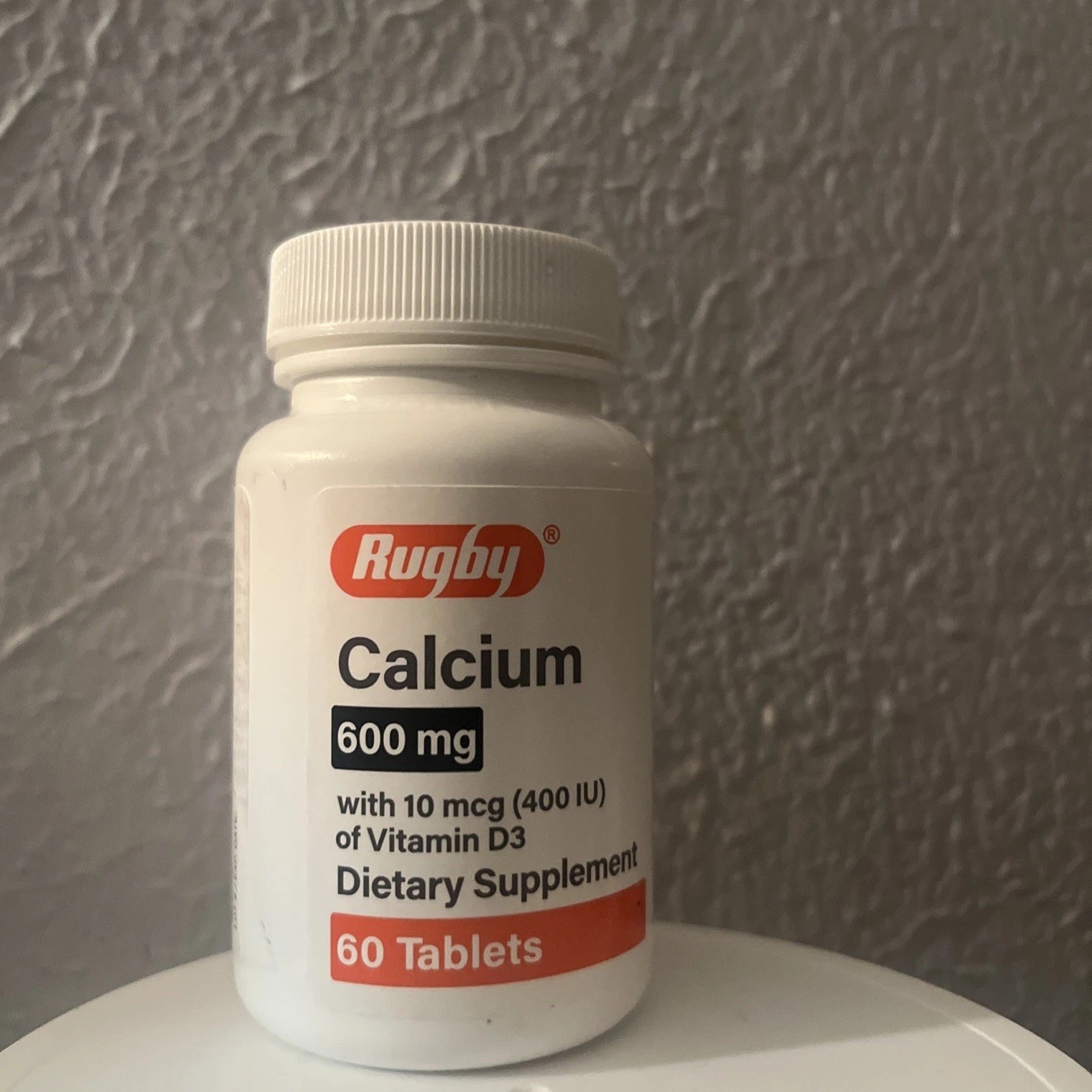 60 TABLETS CALCIUM 600mg WITH 10 mcg 400 IU VITAMIN D3 EXP. 04/27
