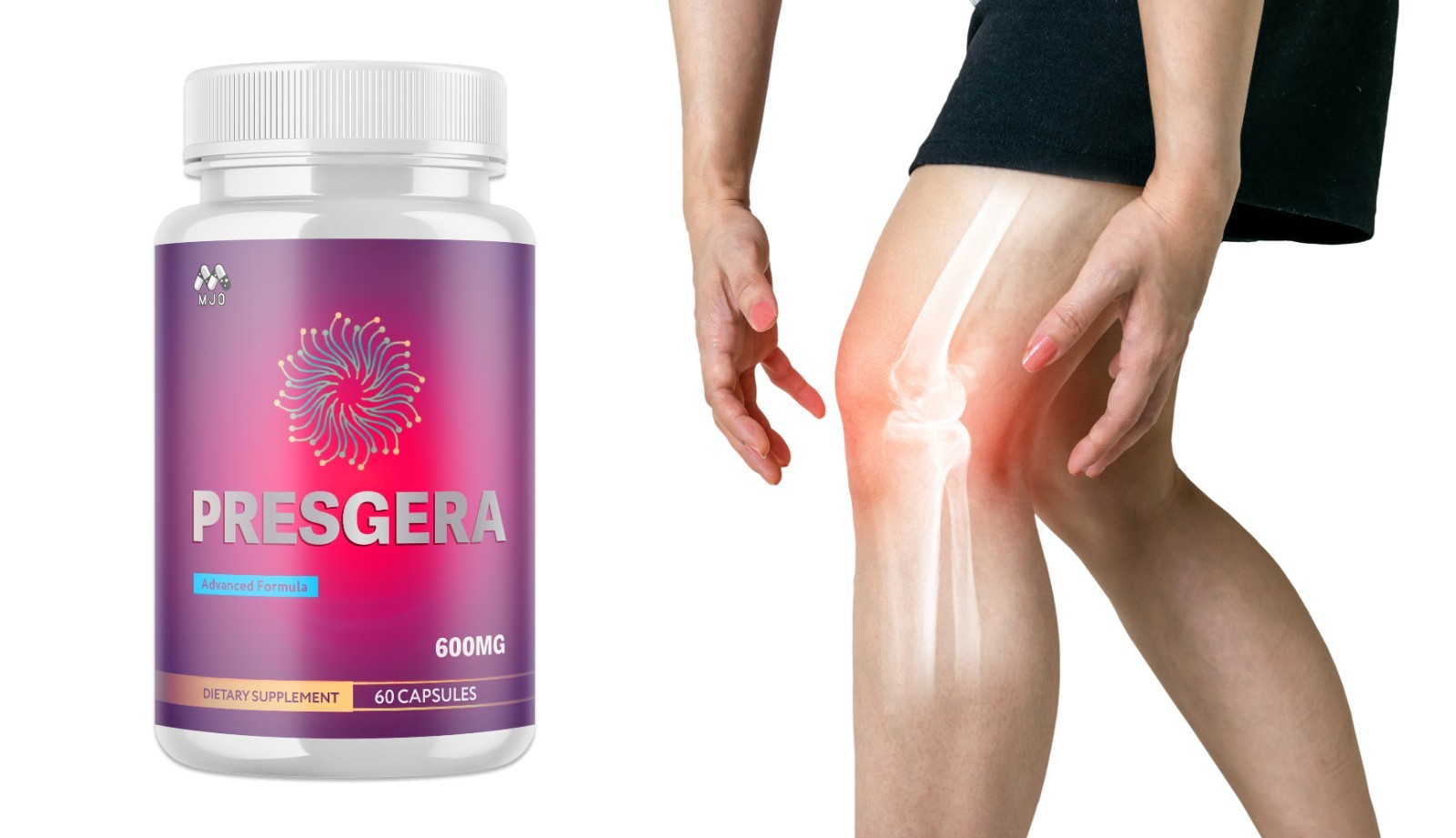 (5 Pack) Presgera Advanced Nerve Support Strength Formula Pres Gera 300 Capsules