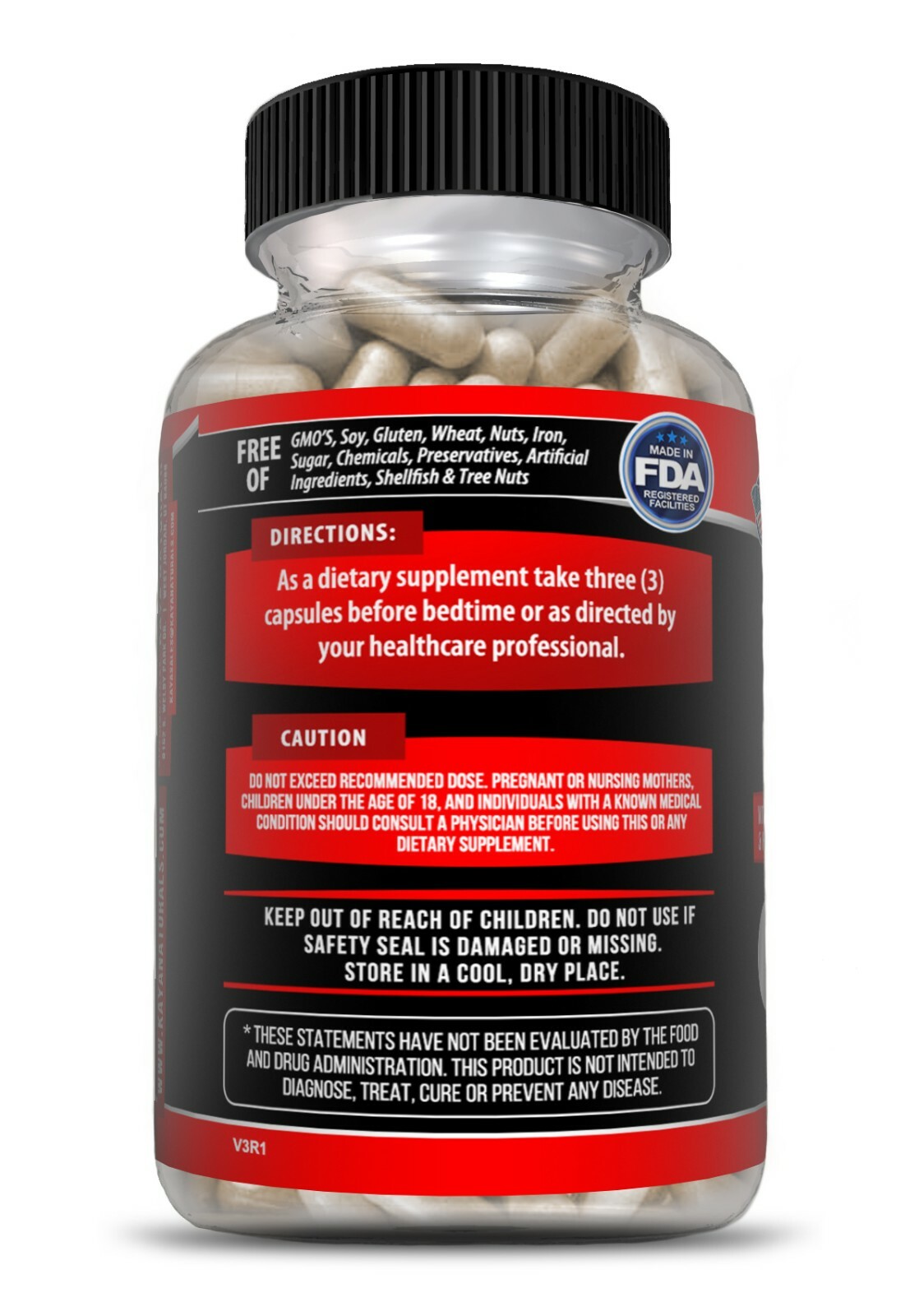 (2 Pack) Natural Testosterone Booster Magnesium Zinc Tribulus Horny Goat Weed
