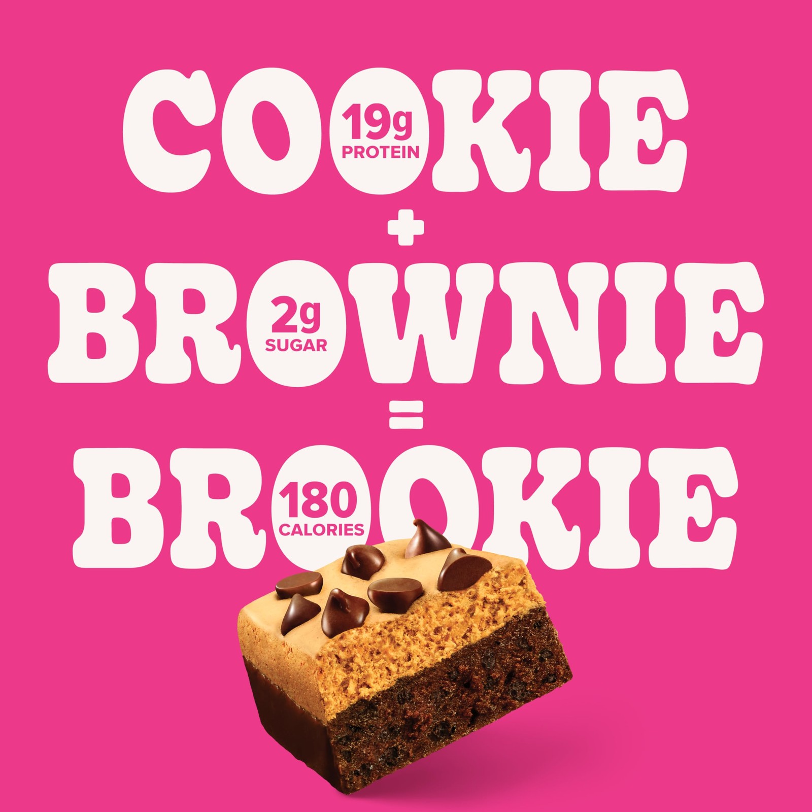 Pure Protein Brookie Protein Bars Gluten Free High Protein Snack 4 Pack 19g