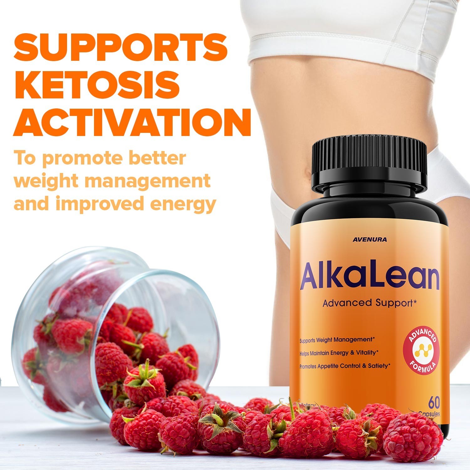 (2 Pack) Alkalean Capsules – Alkalean Pills Advanced Formula Natural Blend