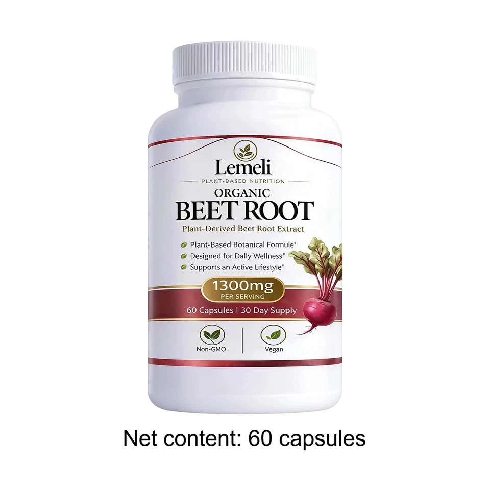 2pcs Lemeli Beetroot Plant-Based Daily Wellness Supplement – Antioxidant Blend