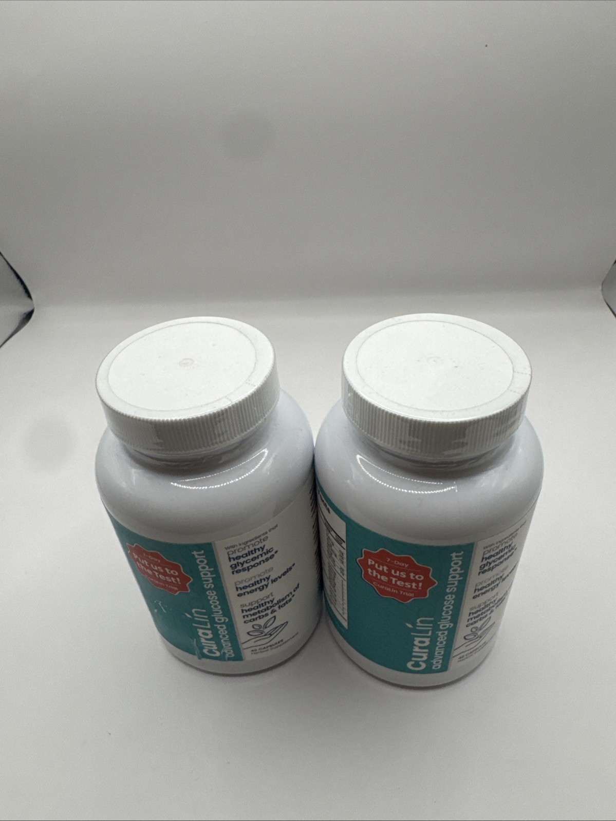 Lot (2) CuraLin by CuraLife 42 capsules Exp. 11/2026