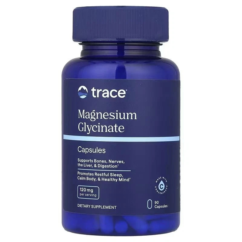 Trace Minerals Magnesiumglycinat, 90 Kapseln exp. date 05/2028