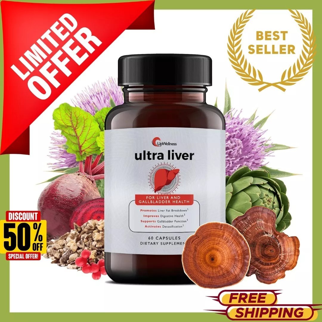 UpWellness Ultra Liver Supplement for Liver Health AND Gallbladder Support