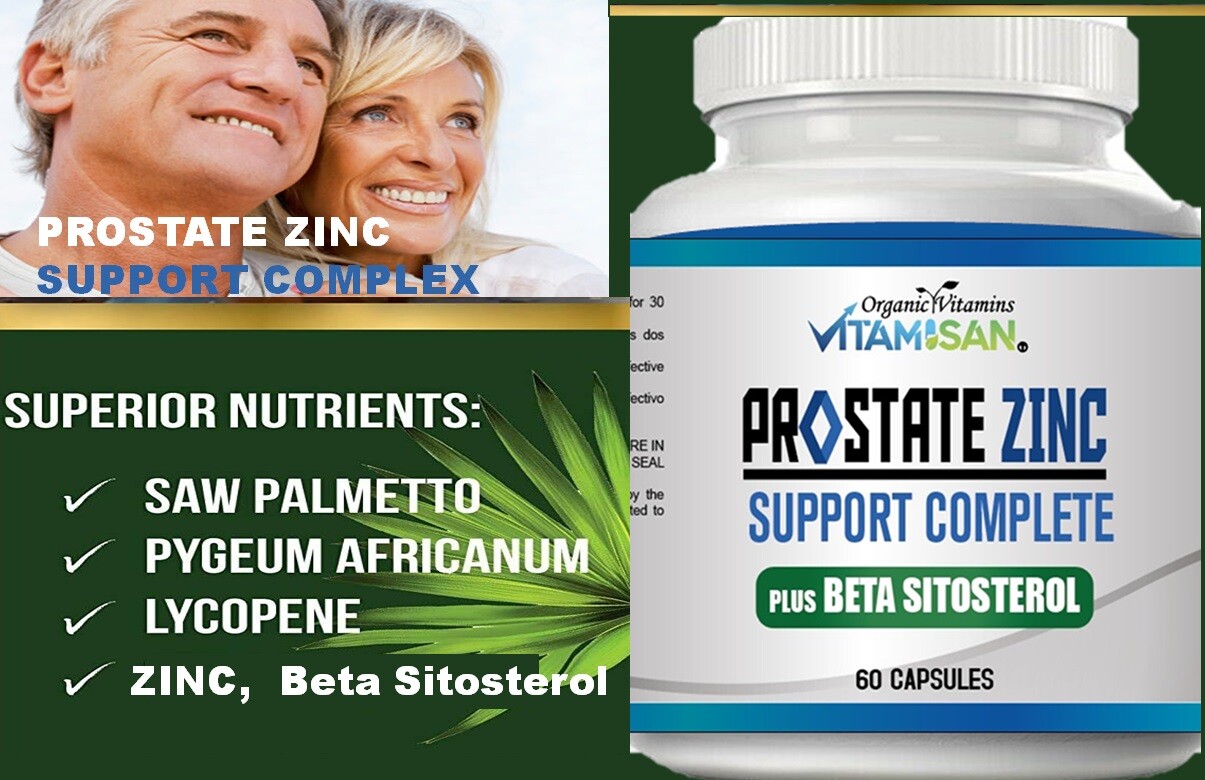 3 Prostate Supplement Urinary Support Capsules prostate zinc Saw Palmetto