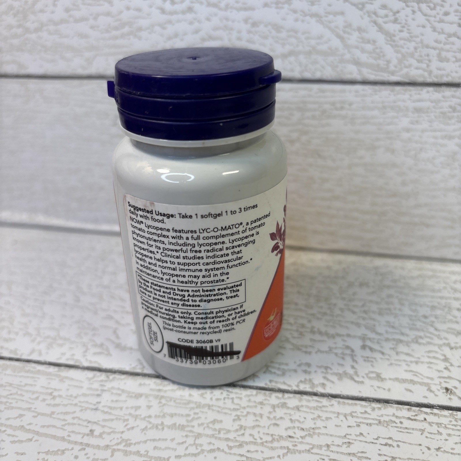 NOW Lycopene 10 mg – 60 Softgels, Supports Vascular & prostate Exp. 9/2026
