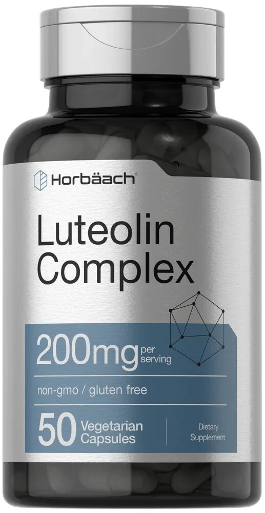 Luteolin Complex with Rutin 200mg | 50 Capsules | by Horbaach