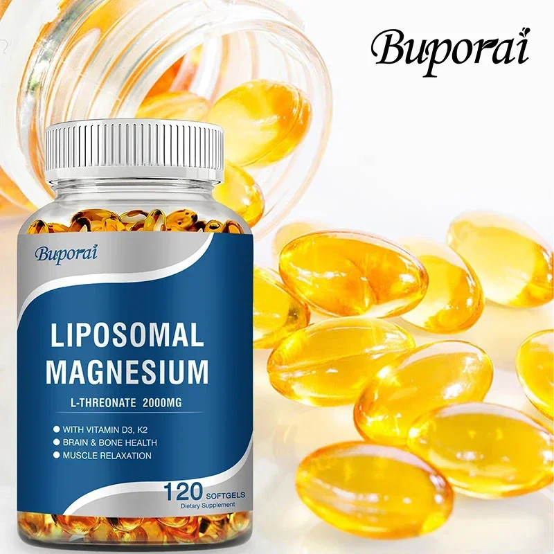 Liposomal Magnesium 120pcs – Aging Defense, Cellular Energy,Heart&Brain Function