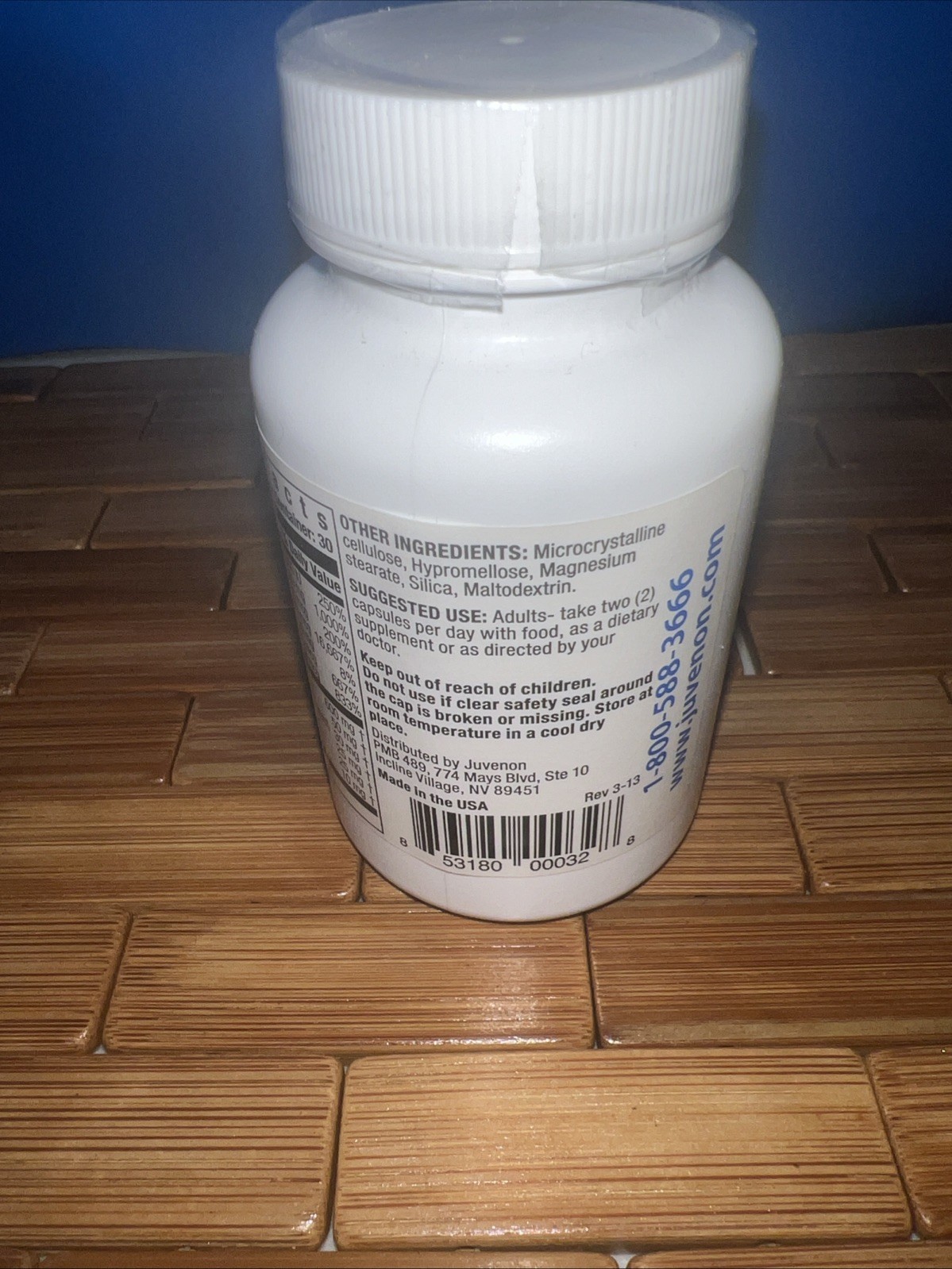 Juvenon Youthful Brain Memory/Brain Supp !!60 Count No Exp On Bottle