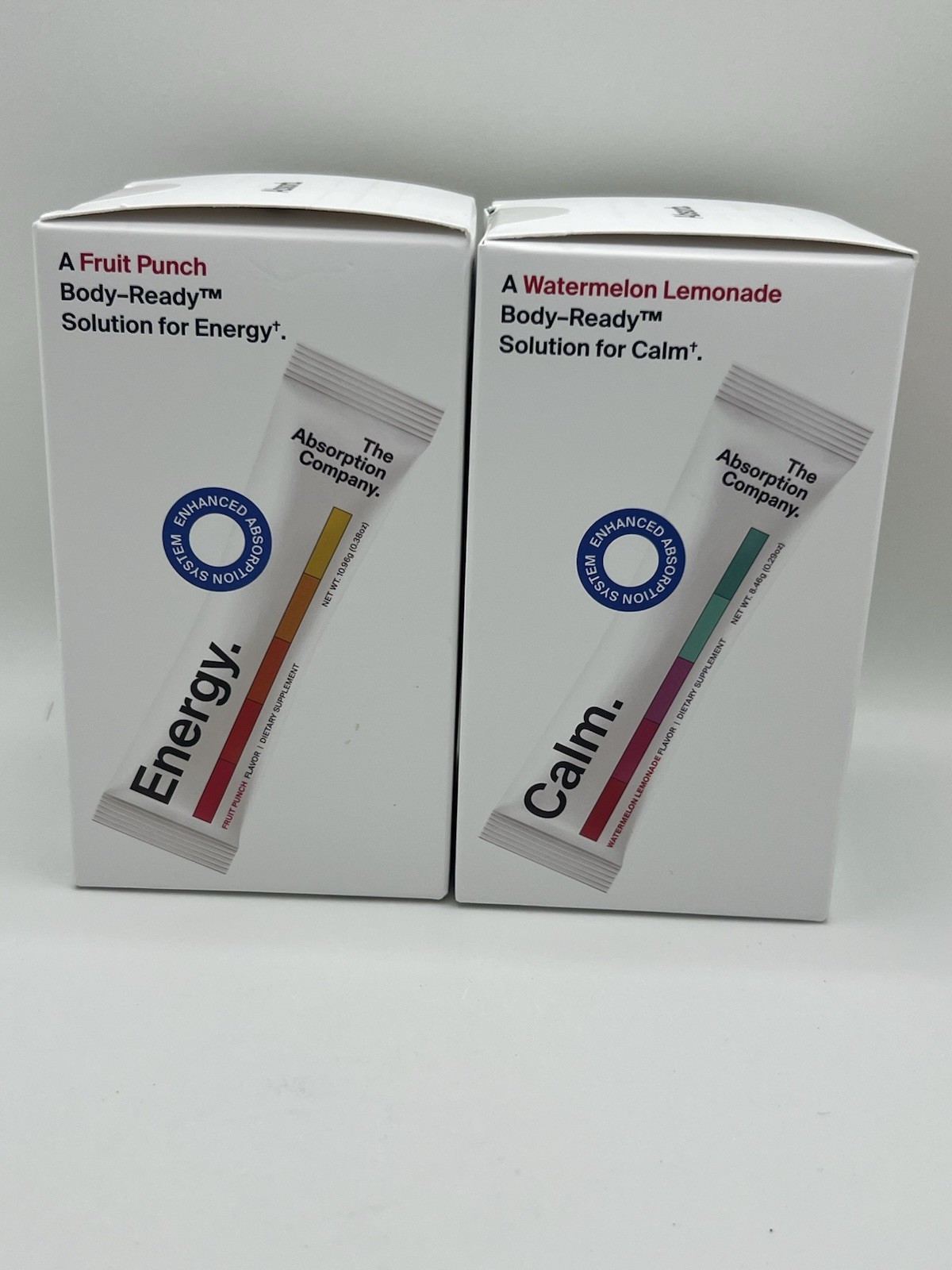 THE ABSORPTION COMPANY ENERGY OR CALM 7 STICKS PER BOX NET WT. 2.7 OZ