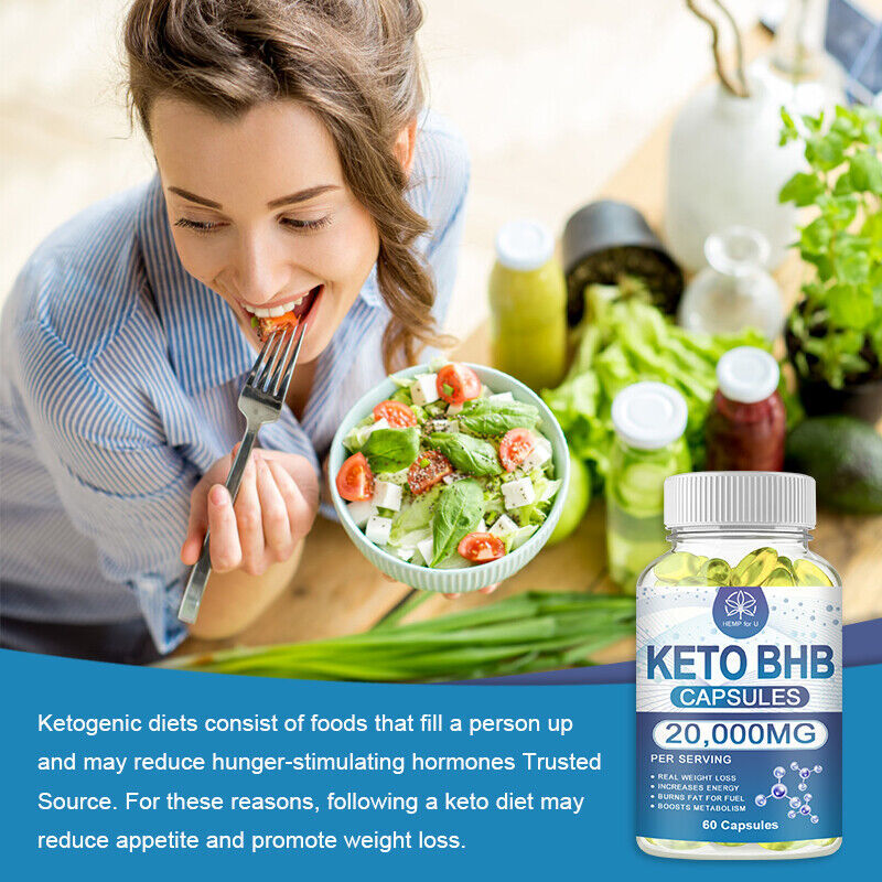3 X KETO BHB 20000mg Diet Pills Ketone FAT BURNER Weight Loss Diet Pills Ketosis