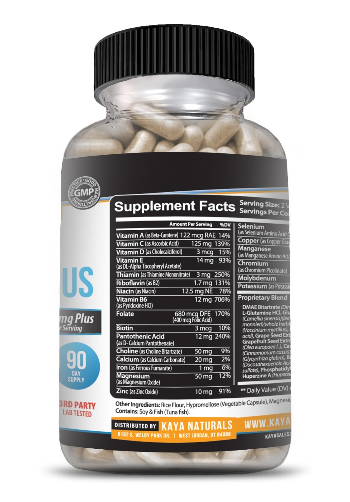 Neuro Brain & Focus 180ct Memory Function Clarity Energy Nootropic