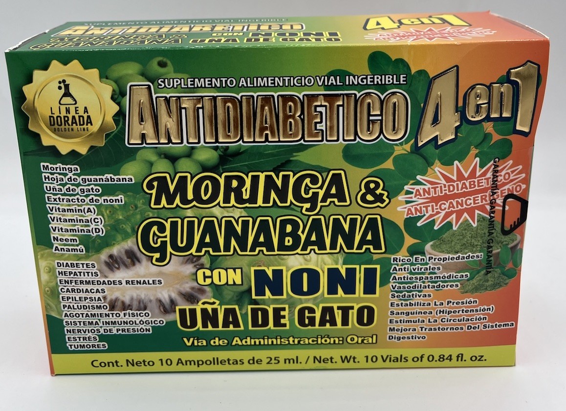 10 Micro Ampollas de 25 ml Antidiabetico Super Potente