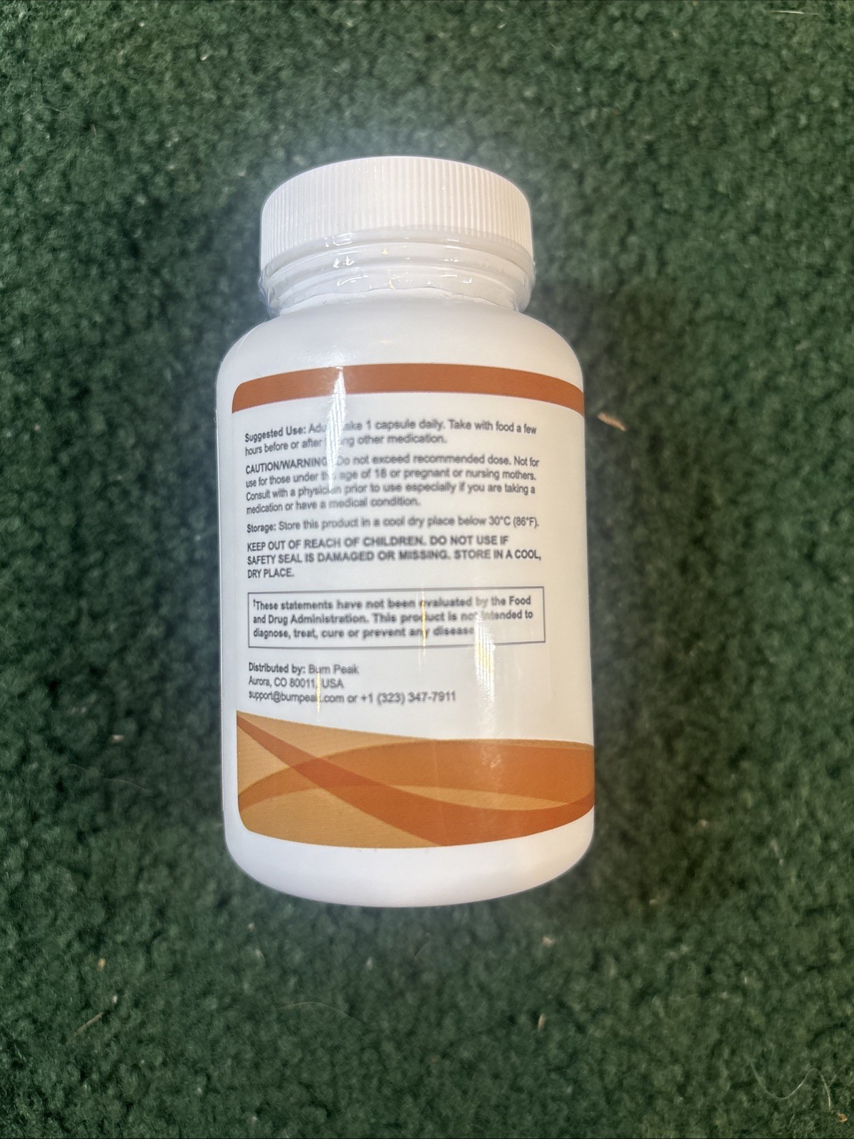 Burn Peak Advanced Weight Loss Support 210 Capsules 7 Pack Fat Burner Supplement