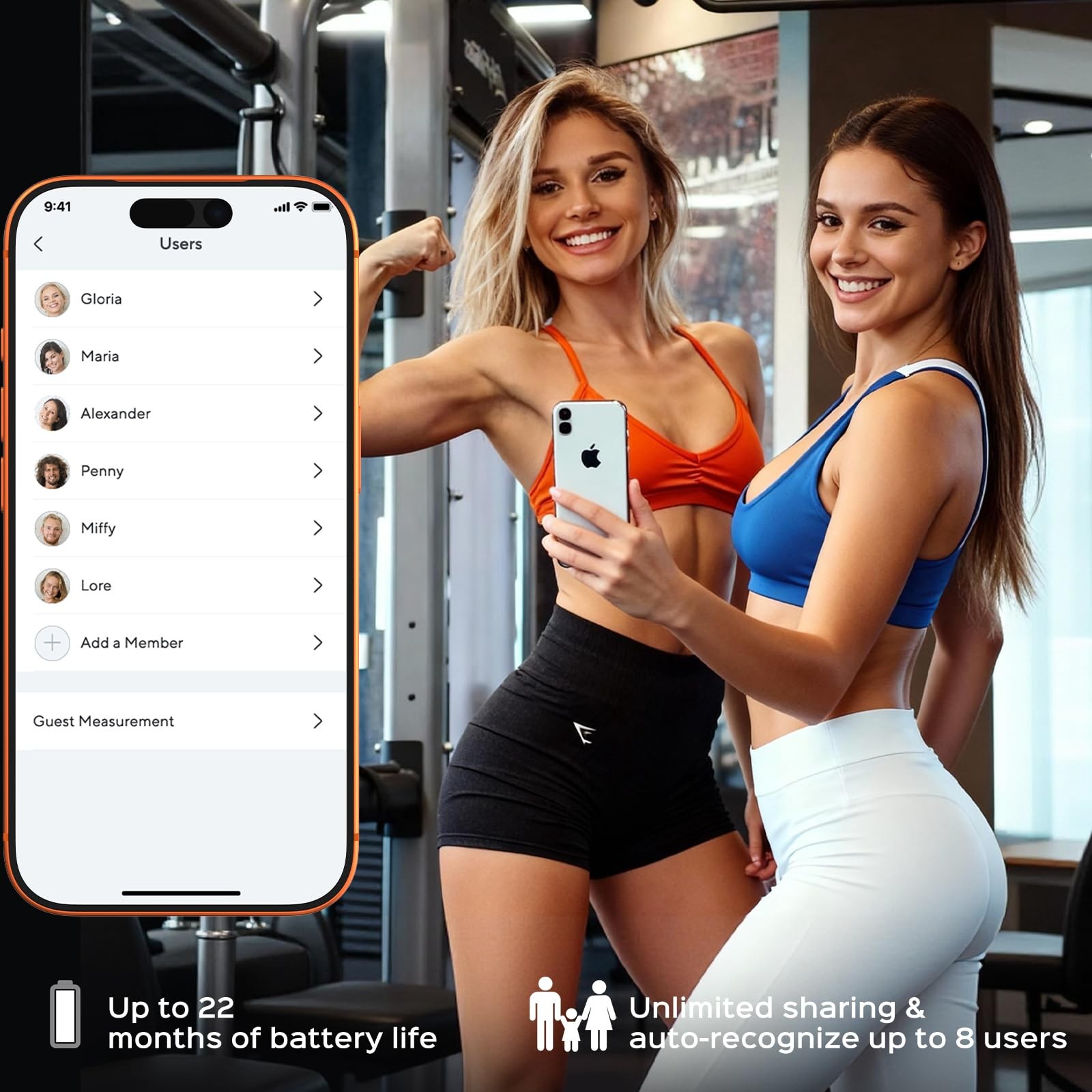 Wyze Smart Scale X Butterfly – Bluetooth Body Composition Scale, 400 lb, White