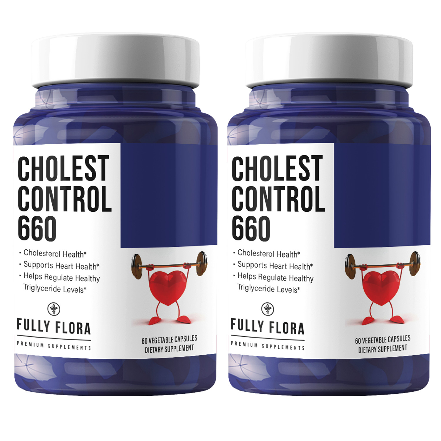 Cholesterol Control Regulator 660mg Supports Heart Health Supplement Pack of 2